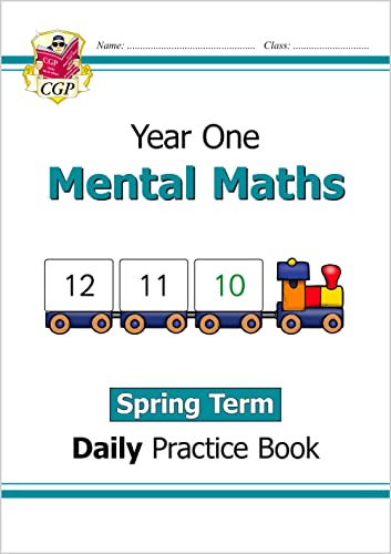 KS1 Mental Maths Year 1 Daily Practice Book: Spring Term (CGP Year 1 Daily Workbooks) von Coordination Group Publications Ltd (CGP)